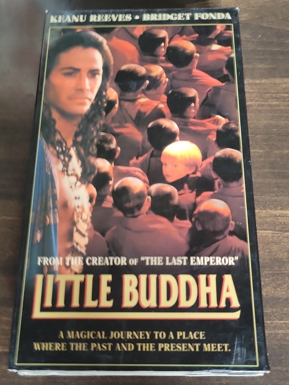 Little Buddha VHS Movie Tape - Black